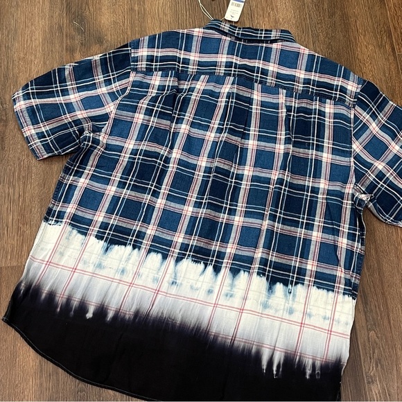 NEW Tommy Bahama Soul Cal Surf Plaid Shirt Men's Size XL Bering Blue Check - Picture 5 of 10